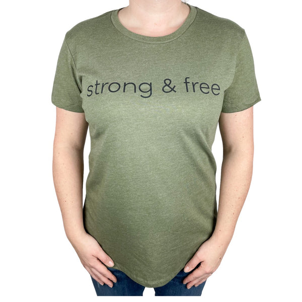 'STRONG & FREE' ADULT T-SHIRT