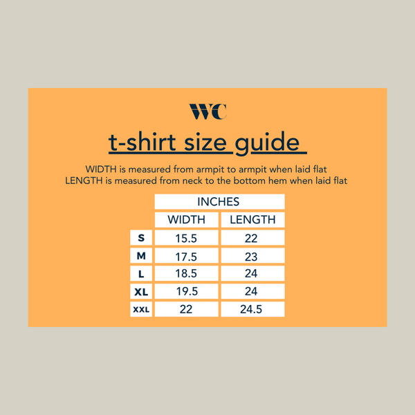 t shirt size guide for adult t shirts 
