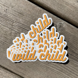"Wild Child" stickers 