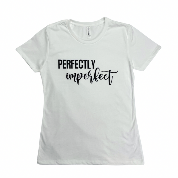 'PERFECTLY IMPERFECT' ADULT T-SHIRT
