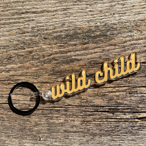 wild child keychain 